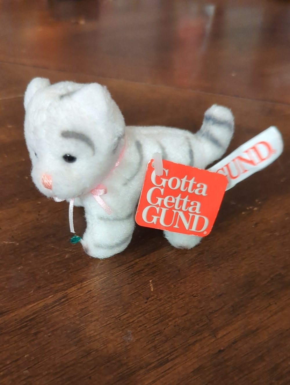 Vintage Gund White Tiger Cub "LittleBits"